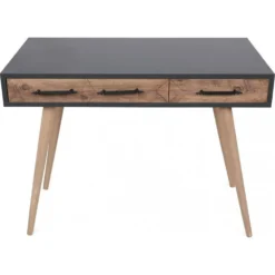 Skånska Möbelhuset Milano Skrivbord 105x55 Cm - Antracit/furu -Stolar affär b660e2d13fcd1373134e3adf5df4e89185