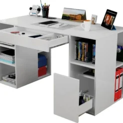 Skånska Möbelhuset Diamond Skrivbord 145,3x59,6 Cm - Vit -Stolar affär b66d985987249f43054d7f171536b29c81