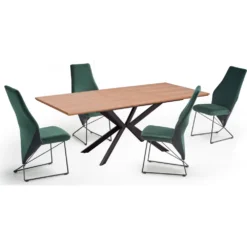 Skånska Möbelhuset Matamata Matbord 160-200 Cm - Ek/svart -Stolar affär b76be20540562b6fb063d37612e64fc0cd