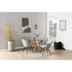 Skånska Möbelhuset Heaven Matbord Ø119 Cm - Ek -Stolar affär b8eac59530f9fa97ac6539f69a541de2c3