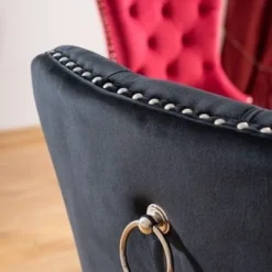 Skånska Möbelhuset August Matstol - Svart Sammet -Stolar affär b95cecead200166336866e60713c810d3d