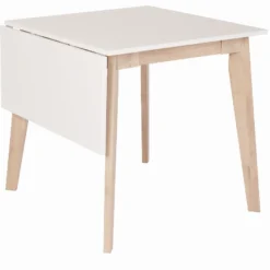 Skånska Möbelhuset Nordkap Bord Med Klaff - Vit/ljus Ek 75 Cm