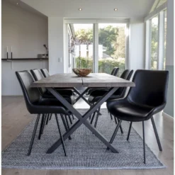 HOUSE NORDIC Toulon Matbord - Rökt Ek - 200x95x76x4 -Stolar affär bc48f0e91585e6fa9a3f1dcec4ceaaf63a