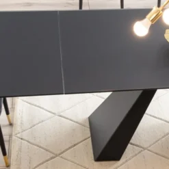 Skånska Möbelhuset Salvadore Matbord 120-180 Cm - Svart -Stolar affär bc905a4114880ff39d3175d15eed7cd1fd