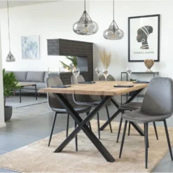 HOUSE NORDIC Toulon Matbord - Oljad Ek - 140x95x76x4 -Stolar affär bc996401103aed2bb2476878a6e99c5b68