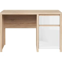 Skånska Möbelhuset Kaspian Skrivbord 120 X 65 Cm - Ek/vit -Stolar affär bce062892ac7c9735945a1a34145e8b77e
