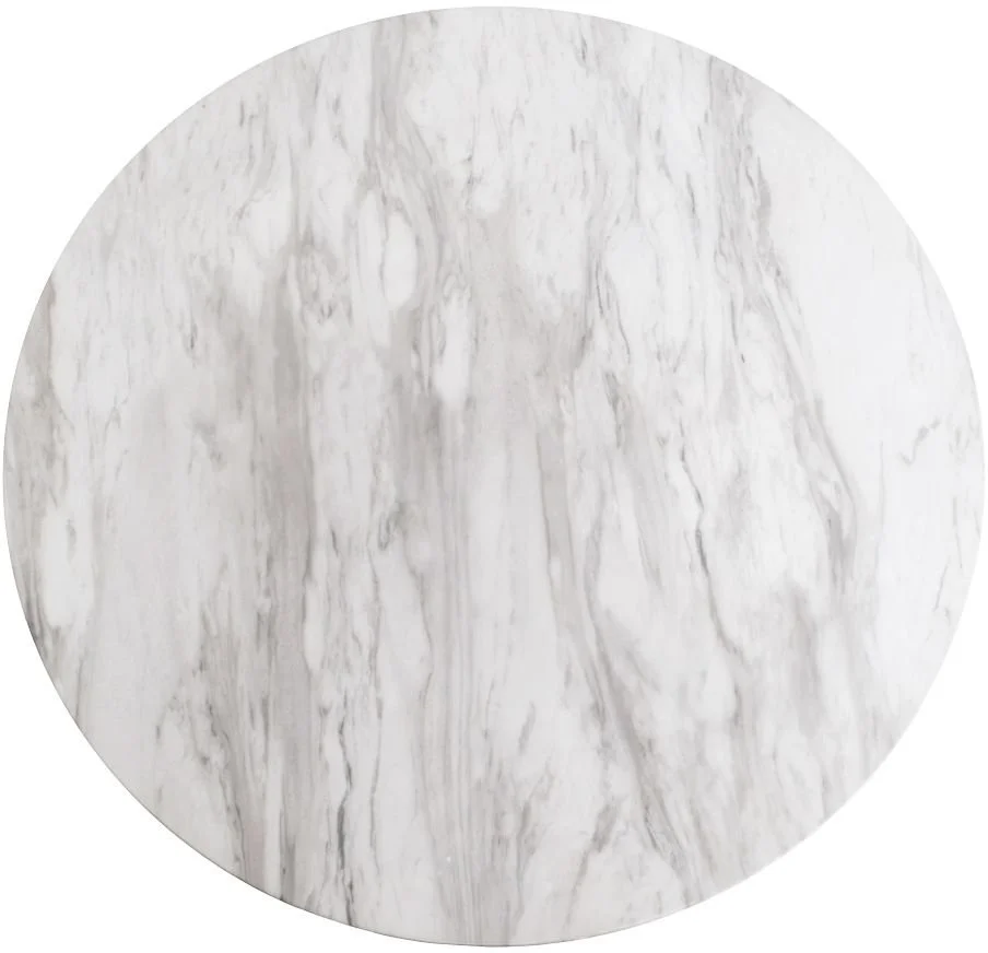 HOUSE NORDIC Bolzano Matbord - Marmorimitation/mässing - ø90 4 HOUSE NORDIC Bolzano Matbord - Marmorimitation/mässing - ø90 - Bild 2