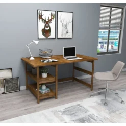 Skånska Möbelhuset City Skrivbord 120x55 Cm - Valnöt -Stolar affär bd88326f79c727162eff5e4851385e9d61