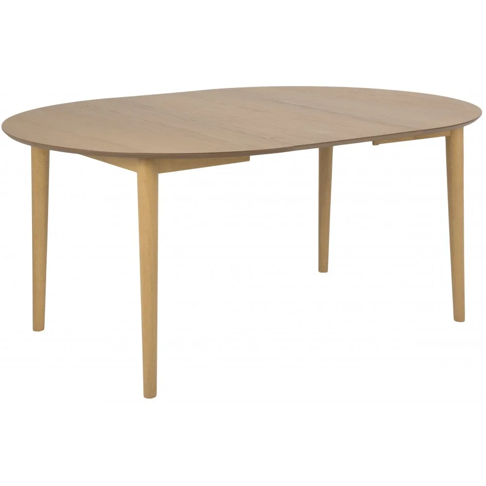 Skånska Möbelhuset Oskar Runt Matbord Med Iläggsskiva I Ek - Mått 120-170 X 120 Cm 4 Skånska Möbelhuset Oskar Runt Matbord Med Iläggsskiva I Ek - Mått 120-170 X 120 Cm - Bild 2