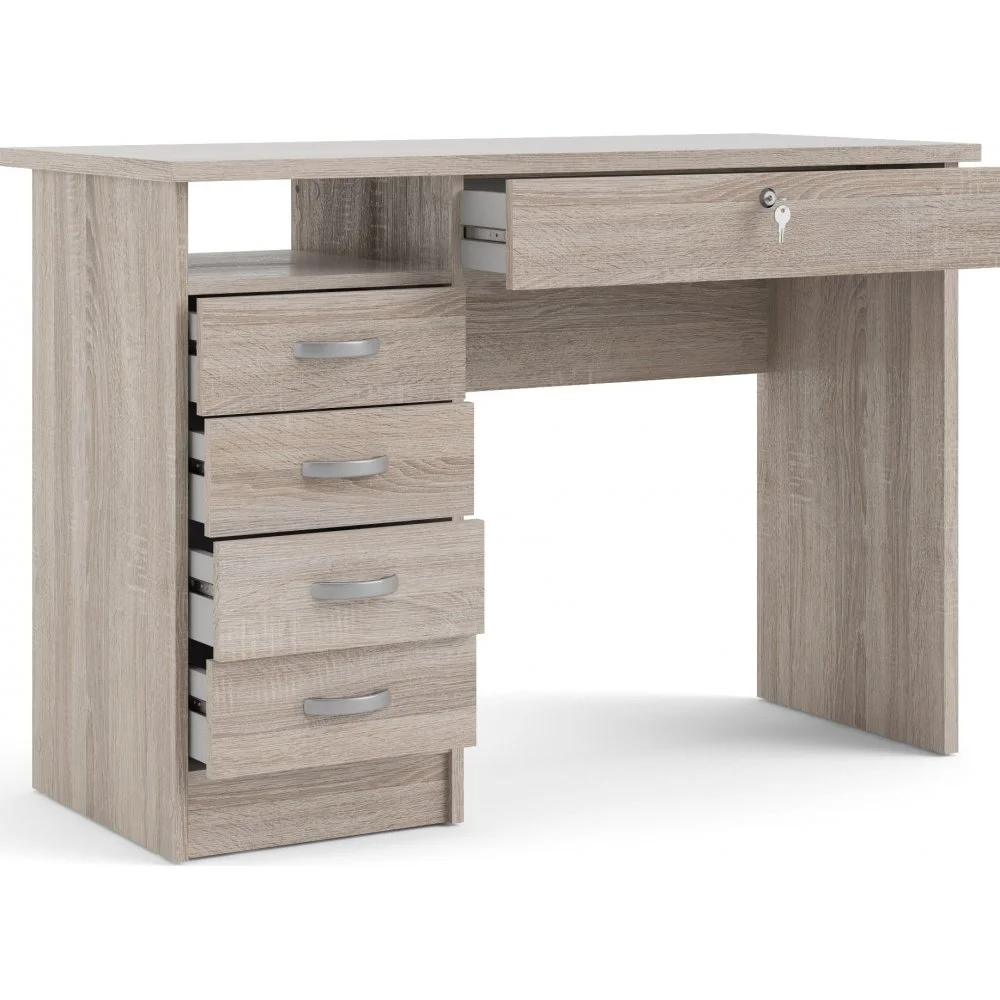 Skånska Möbelhuset Function Plus Skrivbord Med 4 Lådor 109,3 X 48,5 Cm - Tryffel 6 Skånska Möbelhuset Function Plus Skrivbord Med 4 Lådor 109,3 X 48,5 Cm - Tryffel - Bild 4