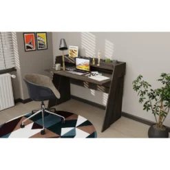 Skånska Möbelhuset Broklyn Skrivbord 123,6 X 59,6 Cm - Wenge -Stolar affär c170a6d117593b4ce7f506991d529028ca