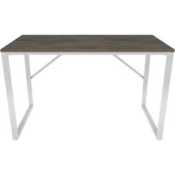 Skånska Möbelhuset Layton Skrivbord 120 X 60 Cm - Vit/mörkgrå -Stolar affär c1d839ff06bfcb193fb2fe2f518ed0d47a