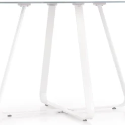 Skånska Möbelhuset Raphael Runt Matbord 115 Cm - Vit (Glas) / Metall -Stolar affär c40f39383d594b73a8c15a7a473a76bf98