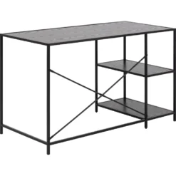 Skånska Möbelhuset Seaford Skrivbord 130 Cm - Svart -Stolar affär c4bb90b871ba01ed68f2d563b0208819a1