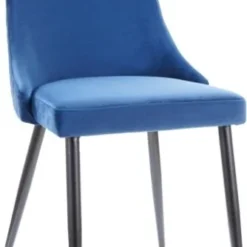 Skånska Möbelhuset Piano Matstol - Blå Sammet