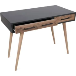 Skånska Möbelhuset Milano Skrivbord 105x55 Cm - Antracit/furu -Stolar affär c6b96e072948b79b7fc85ccf234320444e