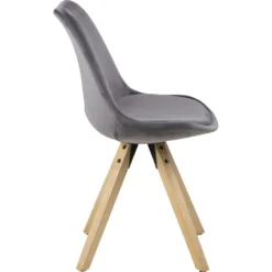 Skånska Möbelhuset Dima Matstol - Mörkgrå/gummiträ -Stolar affär c830025dd66ac38830a803cef47631b89b