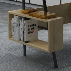 Skånska Möbelhuset Iommi Skrivbord 120x60 Cm - Antracit/ek -Stolar affär c92cbb14c34da58c29e07e49b8cea053ae