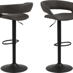 Skånska Möbelhuset Grace Barstol 104 Cm - Antracit/svart