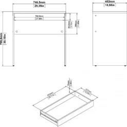Skånska Möbelhuset Function Plus Skrivbord 74,7 X 48,2 X 76,7 Cm - Vit/grå 31 Skånska Möbelhuset Function Plus Skrivbord 74,7 X 48,2 X 76,7 Cm - Vit/grå -Stolar affär c99fe1e9688fce5d3fea633ac61e5e732f