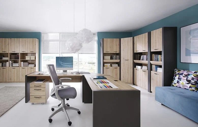 Skånska Möbelhuset Boss Skrivbord 120x70 Cm - Grafitgrå/ek 4 Skånska Möbelhuset Boss Skrivbord 120x70 Cm - Grafitgrå/ek - Bild 2