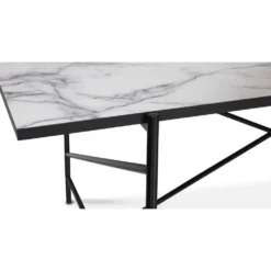 Skånska Möbelhuset Portland Matbord 180 Cm - Marmor/svart -Stolar affär ca14d947e4d32c989744380cfdc800a395