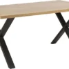 Skånska Möbelhuset Wales Matbord 160 Cm Kryssben - Ek/svart -Stolar affär ca442f54405fd23d5c72957413778cbb96