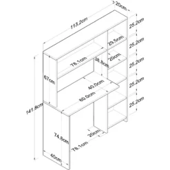 Skånska Möbelhuset Hazel Skrivbord 113,2x40 Cm - Ek -Stolar affär ca7152992d7fc8f6c0194aab6e3c3a7720