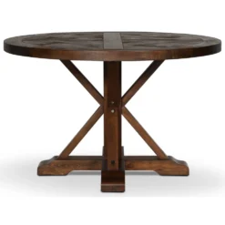 Skånska Möbelhuset Tuva Runt Matbord Ø120 Cm - Brun Vintage -Stolar affär cb18c186968e74901f0c5a977b2e2eb791