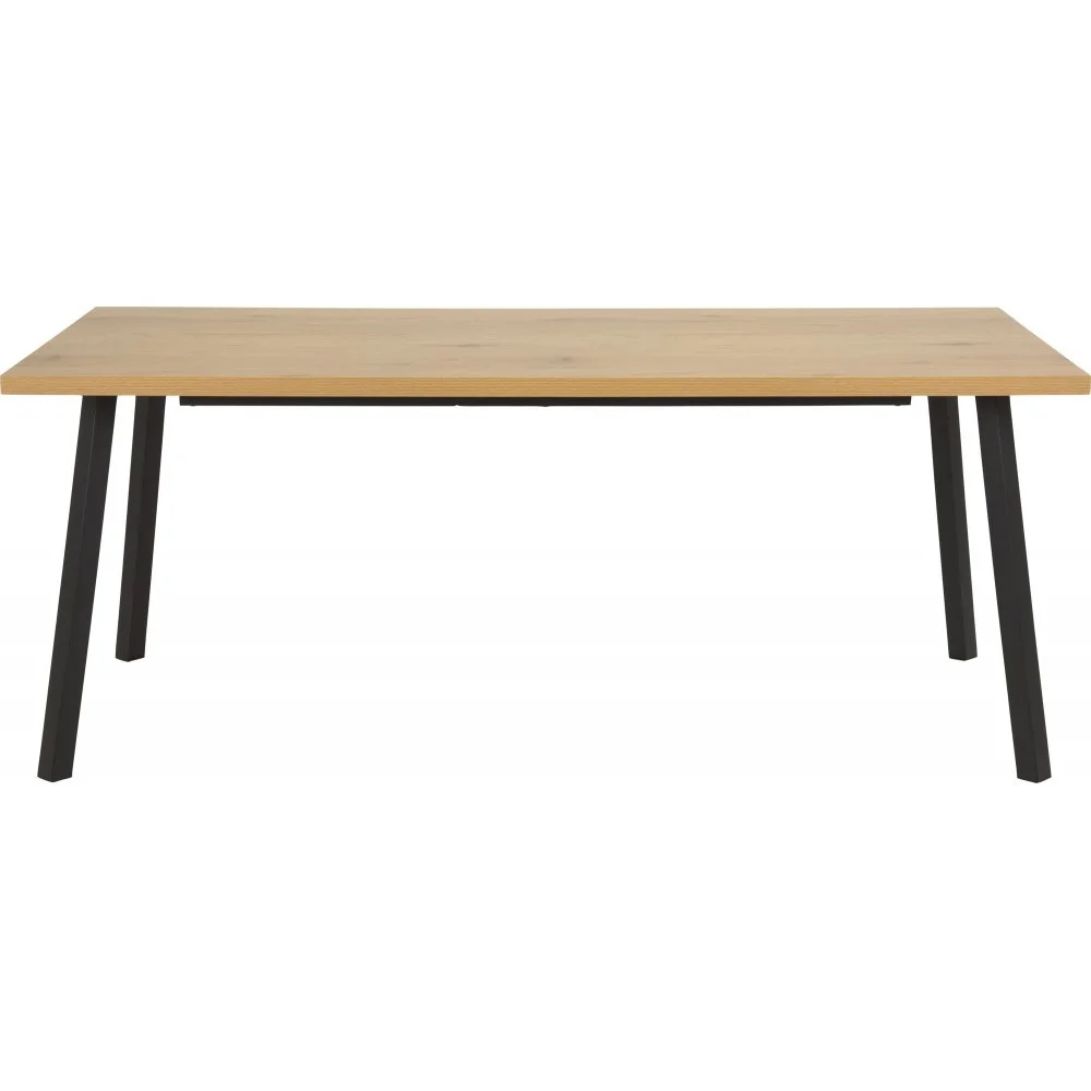 Skånska Möbelhuset Mallow Matbord 190 Cm - Ek/svart 5 Skånska Möbelhuset Mallow Matbord 190 Cm - Ek/svart - Bild 3