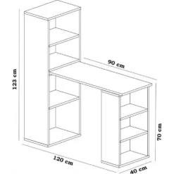 Skånska Möbelhuset Last Skrivbord 90x40 Cm - Vit -Stolar affär cc3f00cf0b53605891ff8fb15c50aea175