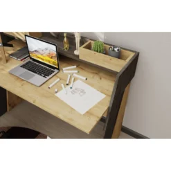 Skånska Möbelhuset Broklyn Skrivbord 123,6 X 59,6 Cm - Ek/brun -Stolar affär cc5699608173dc03affd676e0ba0eeefcc