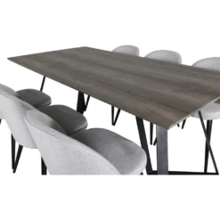 Skånska Möbelhuset Armada Matbord 180 Cm - Ek/svart -Stolar affär cde2f8829375b5b492ec5725daad7b456d