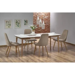 Skånska Möbelhuset Shinra Matbord 90-190 Cm - Vit -Stolar affär cdec26ba637e3c35c13522fcfba2be129f