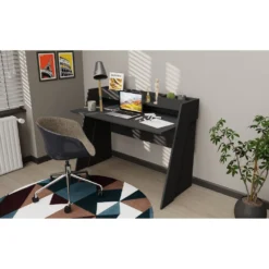 Skånska Möbelhuset Broklyn Skrivbord 123,6 X 59,6 Cm - Antracit -Stolar affär cf0e193e6178e940203ee7b0c0e77f536b