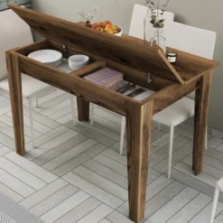 Skånska Möbelhuset Kiev Matbord 110 X 72 Cm - Valnöt -Stolar affär cf2419963289e5d92948ecc8b55639cef8