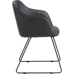 Skånska Möbelhuset Casablanca Karmstol - Svart PU -Stolar affär d071efca847b38a98744be06578ccf5677