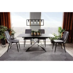 Skånska Möbelhuset Westin Matbord 120-160 Cm - Svart -Stolar affär d0f440d2d4904a33c5b6a5f01b946eb2d4