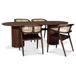 Skånska Möbelhuset Skaraborg Karmstol - Brun Mahogny/rotting -Stolar affär d25d1448b4ac652c374c72f65a84bd0e32