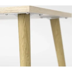 Skånska Möbelhuset Oslo Skrivbord 145 X 81 Cm - Vit/ek -Stolar affär d37366e6fc8888abacff1d038ed6052dfc