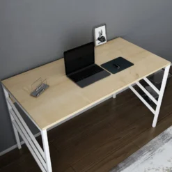 Skånska Möbelhuset Josephine Skrivbord 120 X 60 Cm - Vit/ek -Stolar affär d375d0700afdf69f6b803d813eae7d620c