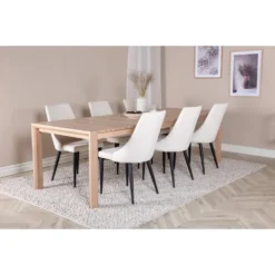 Skånska Möbelhuset Slott Förlängningsbord 170-250 Cm - Ljus Ek -Stolar affär d44cec64bb4e31c83cb10187c0834ef216