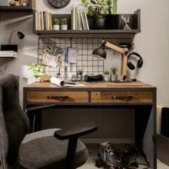 Skånska Möbelhuset Weston Skrivbord 120 X 60 Cm - Vintage Furu/grå -Stolar affär d49b8df37f0f3d15ee28ce48b6ab3f4dc5