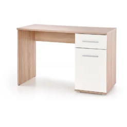 Skånska Möbelhuset Abdel Skrivbord 120x55 Cm - Sonoma Ek/vit