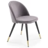 Skånska Möbelhuset Paulina Matstol - Grå (sammet) / Mässing -Stolar affär d575732f86061bfe7cfe2dd1cc2a680b12