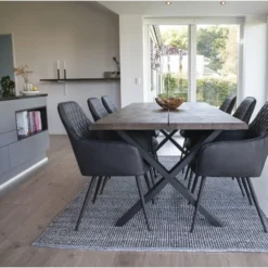 HOUSE NORDIC Toulon Matbord - Rökt Ek - 200x95x76x4 -Stolar affär d5bb3c0dac6f2235336ffadf49333cf392