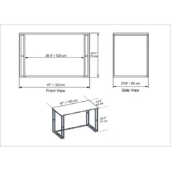 Skånska Möbelhuset Alfa Skrivbord 120x60 Cm - Vit -Stolar affär d60ea19f8f95bfc36d833797e44d0be1b3