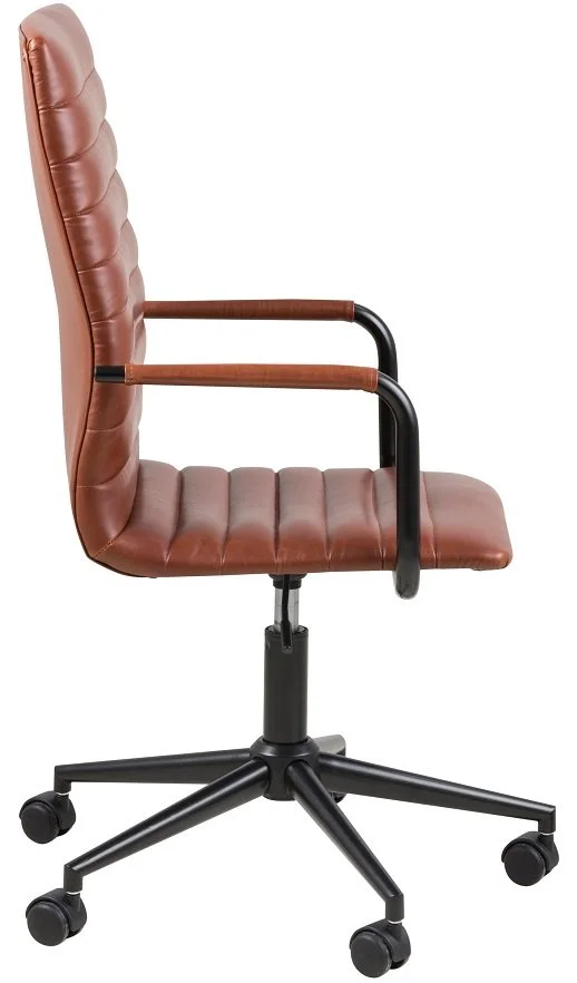 Skånska Möbelhuset Winslow Skrivbordsstol - Brunt PU 6 Skånska Möbelhuset Winslow Skrivbordsstol - Brunt PU - Bild 4