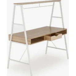 Skånska Möbelhuset Lavice Skrivbord - Sonoma Ek/vit -Stolar affär d7952d1b511ef4030543257c992fba6edf