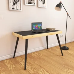 Skånska Möbelhuset Jena Skrivbord 120 X 60 Cm - Svart/trä -Stolar affär d7c92e278ee097c6e5056e44e1a4ca10ce